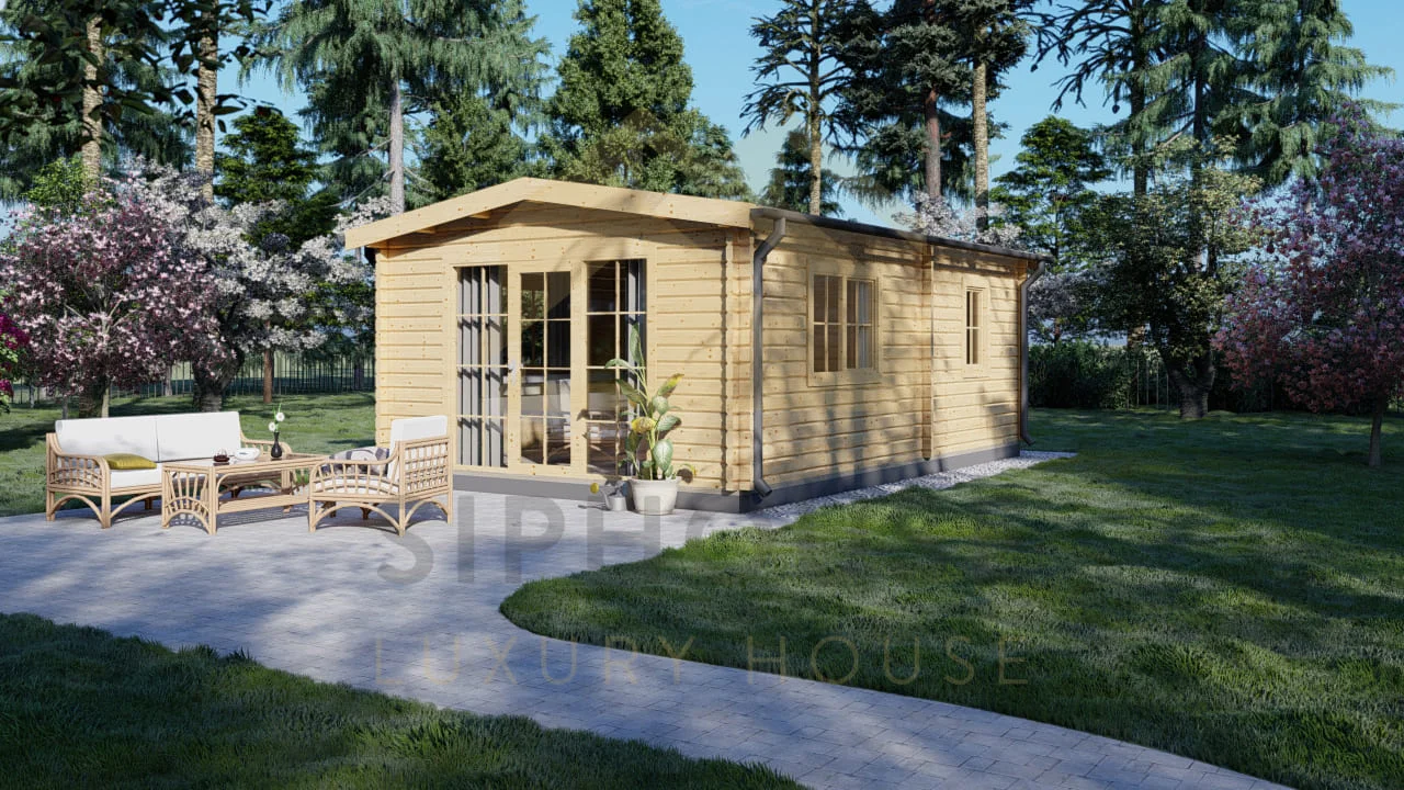 Cabaña de madera 01 02