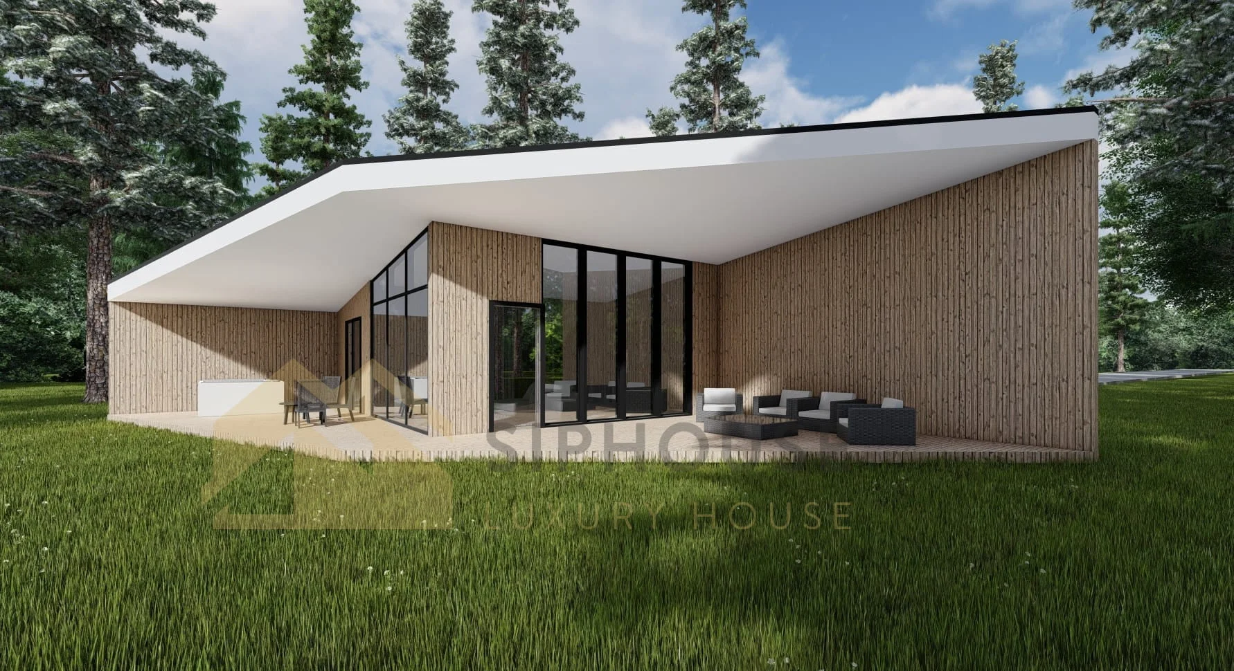 Casa Prefabricada Moderna Roma 01