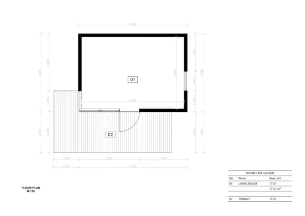 Tiny House Caracas plan