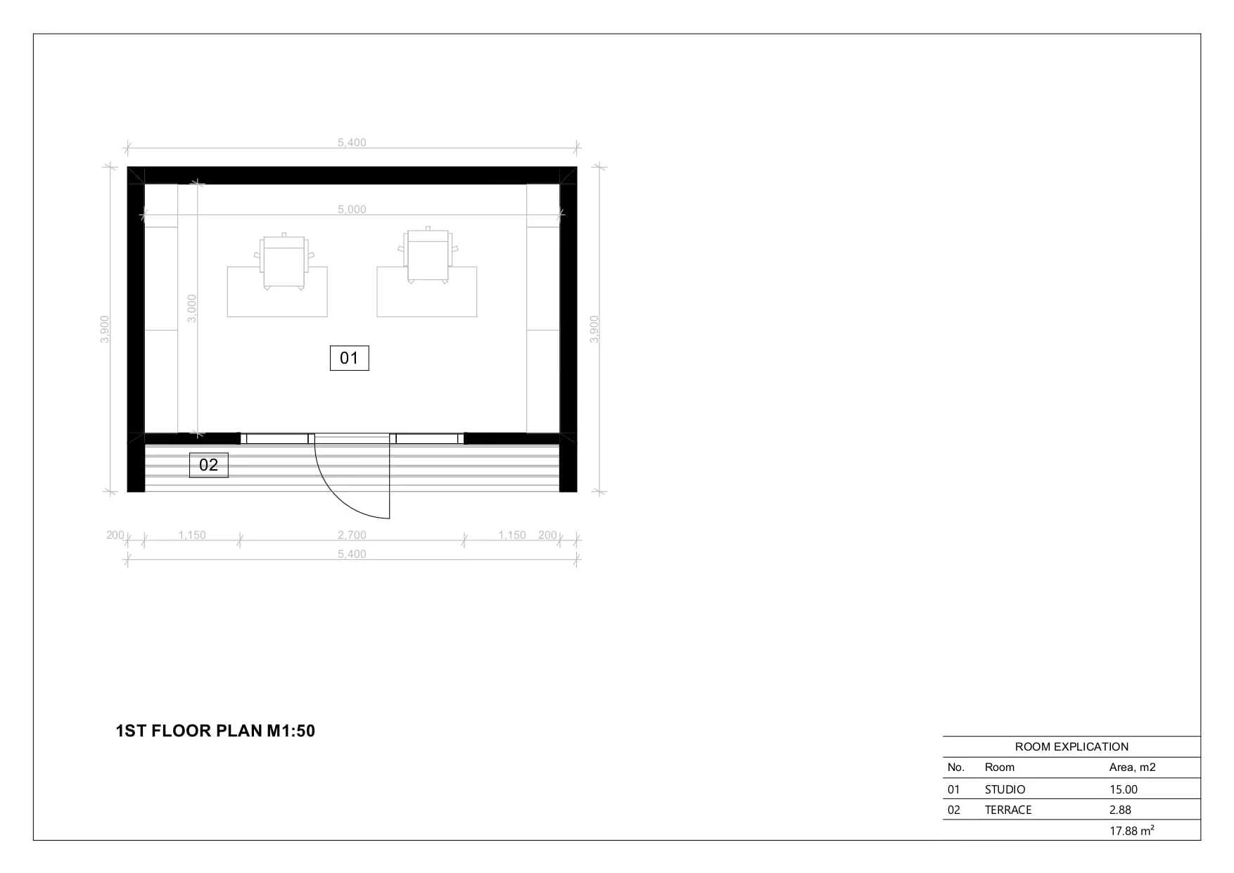 Tiny House Havana 01 plan
