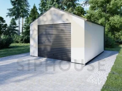 Doble Garaje Prefabricado Exeter, 28 m² 21 Garaje Prefabricado Metalica Poole 02