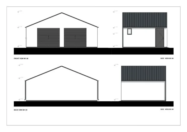 Kit De Garaje Prefabricado Porthallow 01 facade