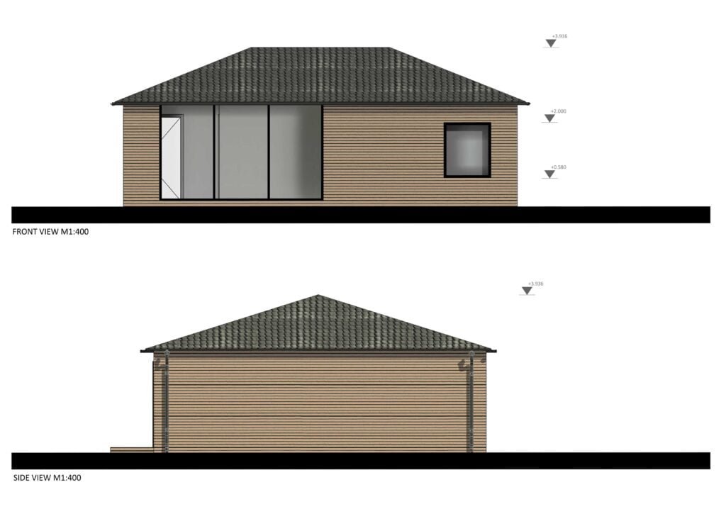 Modular Home Warsaw, 78 m² - casitasprefabricadas